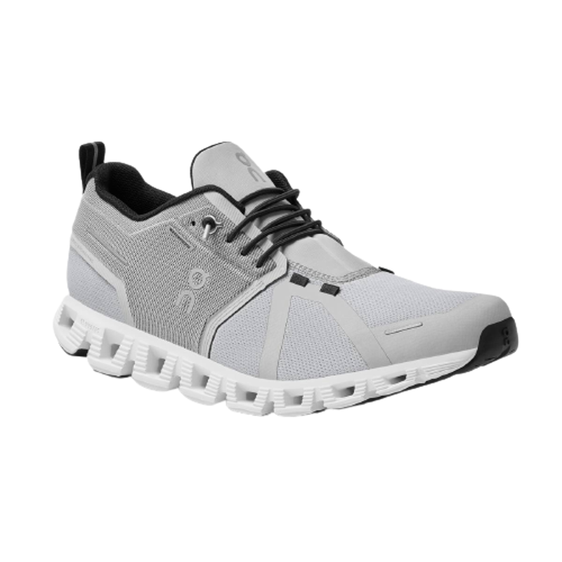 On Cloud 5 Waterproof Women's Shoes in Glacier/White-5